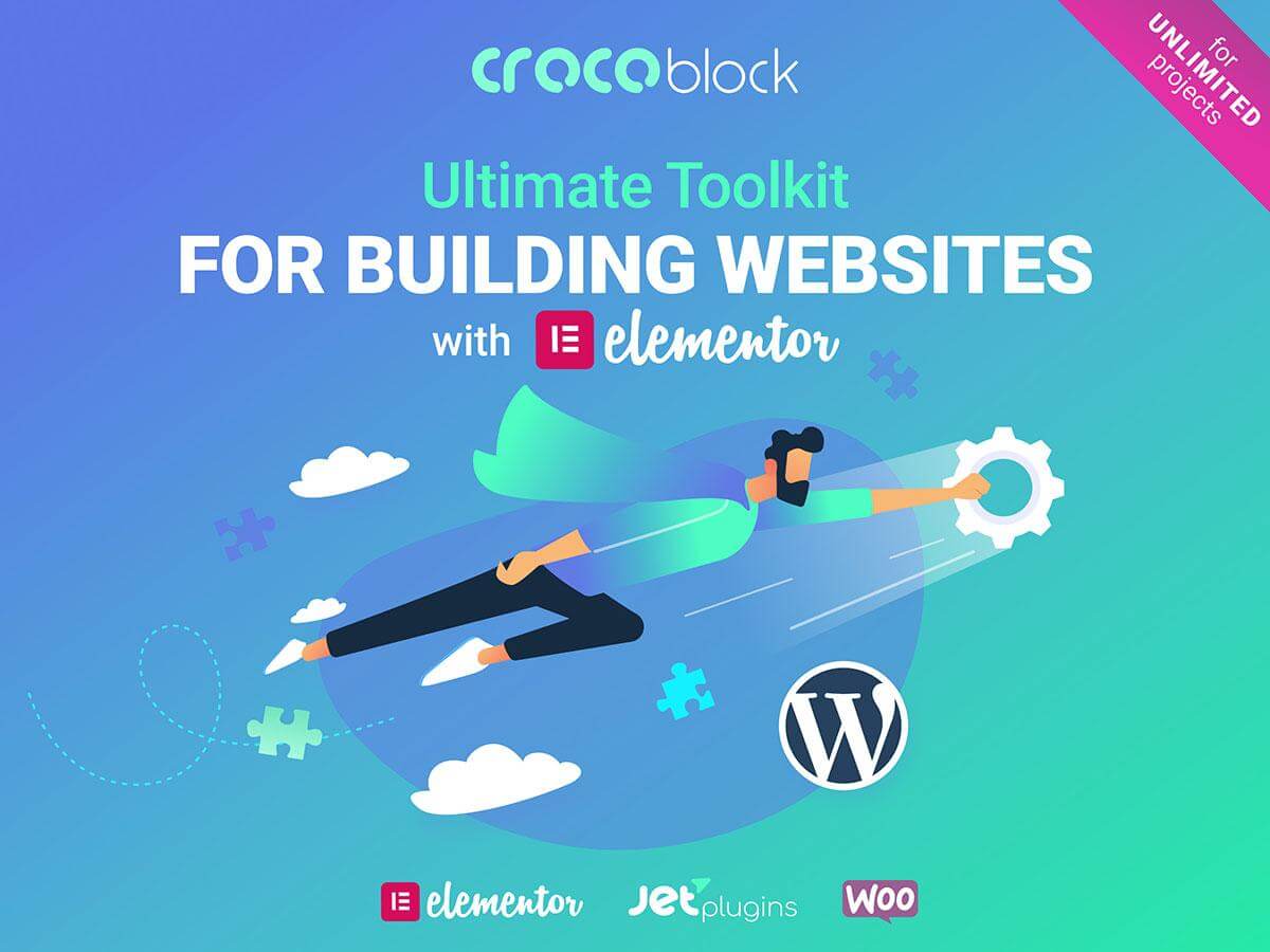 Trọn bộ Jet Plugin cho Elementor - 21 Plugin và Theme của Crocoblock