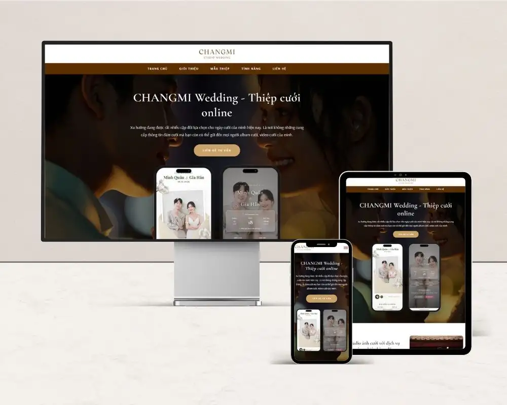 Thiệp Cưới Online ChangMi